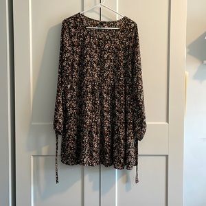 Floral long Sleeve Dress, Wild Fable - Medium